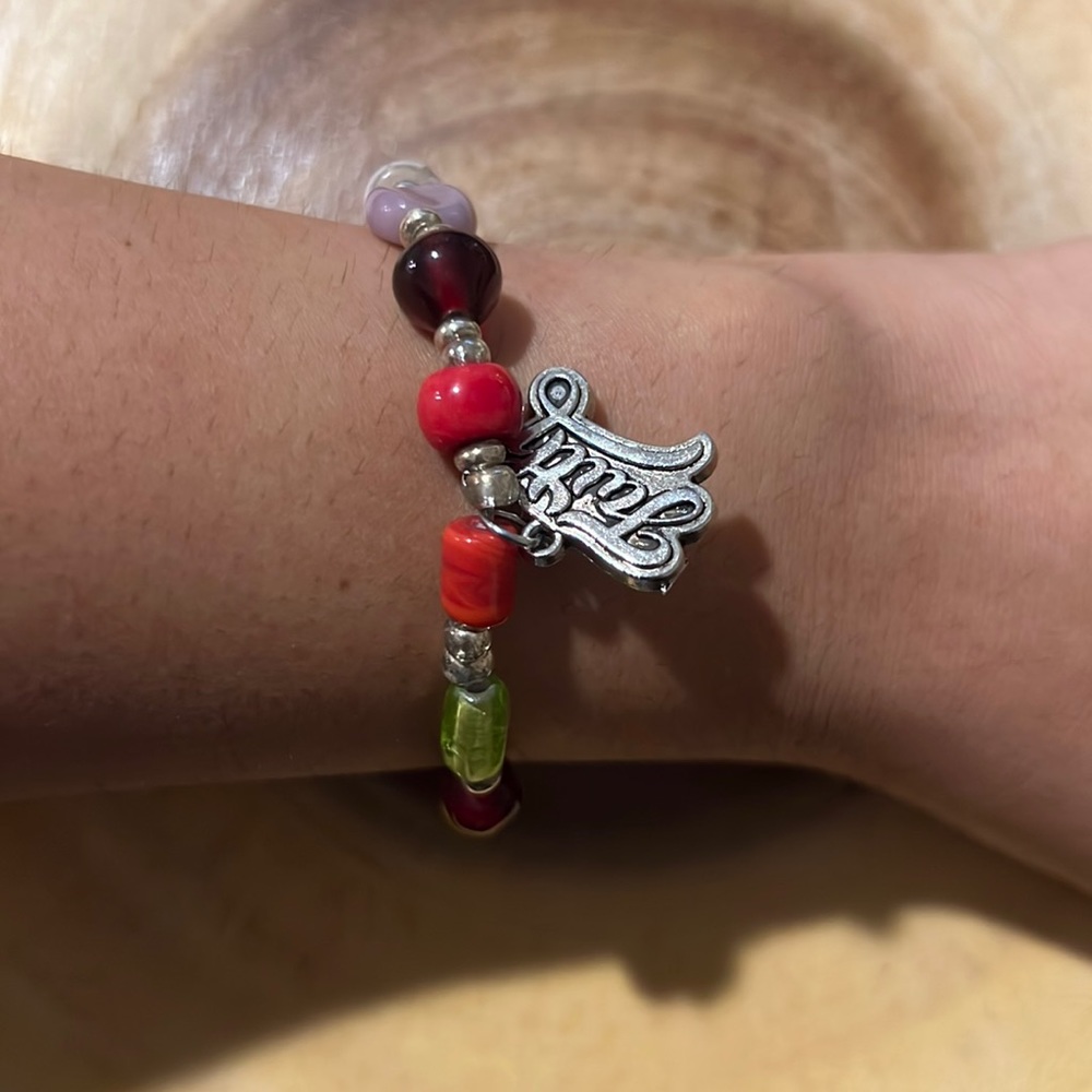 Elastic bracelet. Made with love for you.